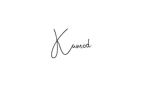 How to make Kamod signature? Andilay-7BmLP is a professional autograph style. Create handwritten signature for Kamod name. Kamod signature style 4 images and pictures png