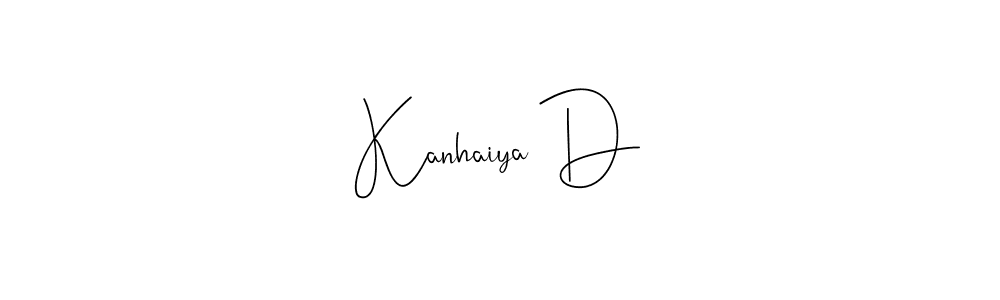 How to Draw Kanhaiya D signature style? Andilay-7BmLP is a latest design signature styles for name Kanhaiya D. Kanhaiya D signature style 4 images and pictures png