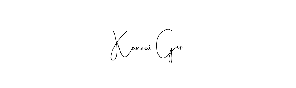 The best way (Andilay-7BmLP) to make a short signature is to pick only two or three words in your name. The name Kankai Gir include a total of six letters. For converting this name. Kankai Gir signature style 4 images and pictures png