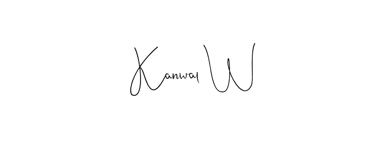 See photos of Kanwal W official signature by Spectra . Check more albums & portfolios. Read reviews & check more about Andilay-7BmLP font. Kanwal W signature style 4 images and pictures png