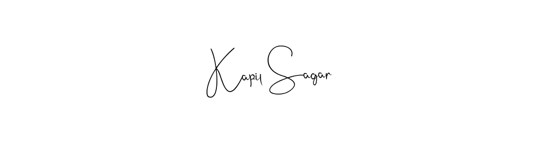 How to make Kapil Sagar signature? Andilay-7BmLP is a professional autograph style. Create handwritten signature for Kapil Sagar name. Kapil Sagar signature style 4 images and pictures png