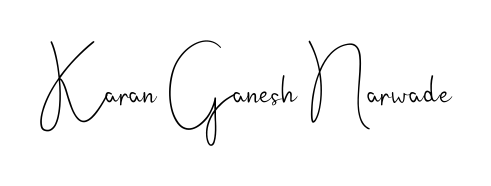 You should practise on your own different ways (Andilay-7BmLP) to write your name (Karan Ganesh Narwade) in signature. Don't let someone else do it for you. Karan Ganesh Narwade signature style 4 images and pictures png