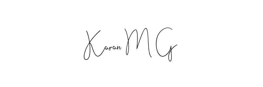 Here are the top 10 professional signature styles for the name Karan M G. These are the best autograph styles you can use for your name. Karan M G signature style 4 images and pictures png