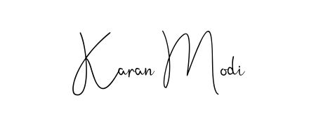 Elevate your brand with a stunning Karan Modi eSignature. The Andilay-7BmLP style provides a balanced, flowing aesthetic for everyday signing. Karan Modi signature style 4 images and pictures png