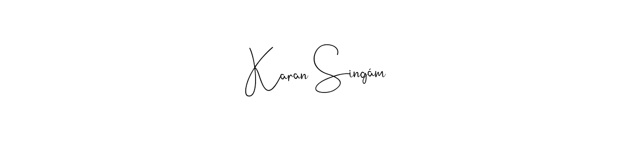 Make a beautiful signature design for name Karan Singám. Use this online signature maker to create a handwritten signature for free. Karan Singám signature style 4 images and pictures png