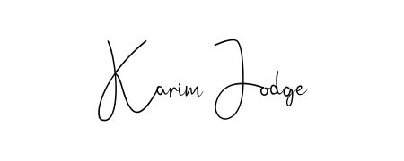 Generate high-definition signature styles for Karim Jodge. The Andilay-7BmLP typeface ensures crisp legibility and sophisticated design. Karim Jodge signature style 4 images and pictures png