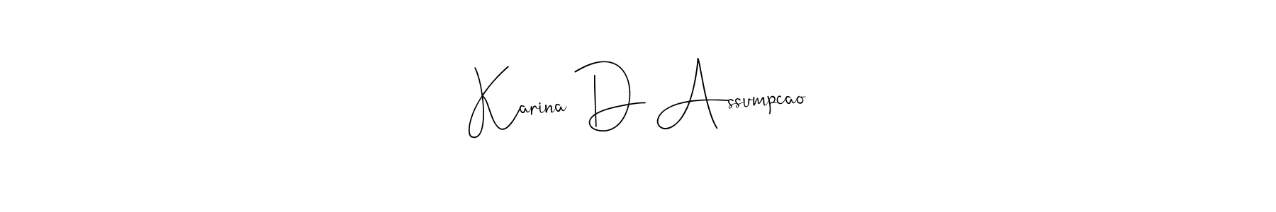 How to Draw Karina D Assumpcao signature style? Andilay-7BmLP is a latest design signature styles for name Karina D Assumpcao. Karina D Assumpcao signature style 4 images and pictures png