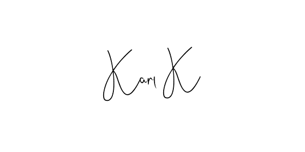 Best and Professional Signature Style for Karl K. Andilay-7BmLP Best Signature Style Collection. Karl K signature style 4 images and pictures png