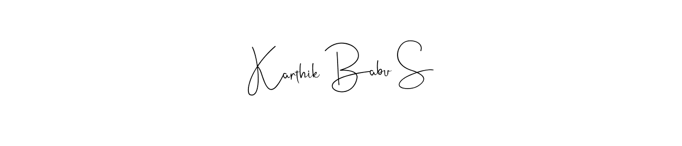 How to Draw Karthik Babu S signature style? Andilay-7BmLP is a latest design signature styles for name Karthik Babu S. Karthik Babu S signature style 4 images and pictures png