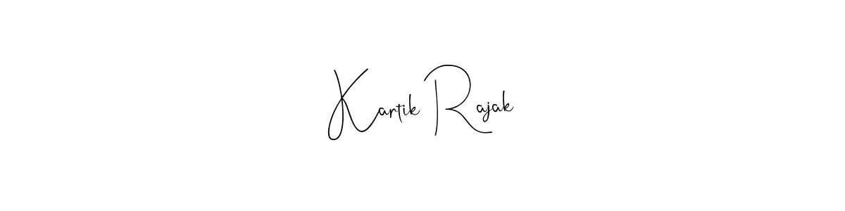 Similarly Andilay-7BmLP is the best handwritten signature design. Signature creator online .You can use it as an online autograph creator for name Kartik Rajak. Kartik Rajak signature style 4 images and pictures png