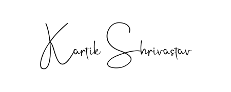 Achieve flawless digital penmanship with Kartik Shrivastav name in Andilay-7BmLP font. The perfect tool for creating online signatures. Kartik Shrivastav signature style 4 images and pictures png