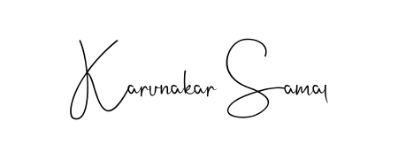Explore multiple handwriting variations for Karunakar Samal including this stunning Andilay-7BmLP design. Free to use across all platforms. Karunakar Samal signature style 4 images and pictures png