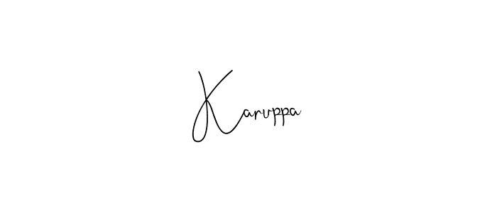 Make a beautiful signature design for name Karuppa. Use this online signature maker to create a handwritten signature for free. Karuppa signature style 4 images and pictures png