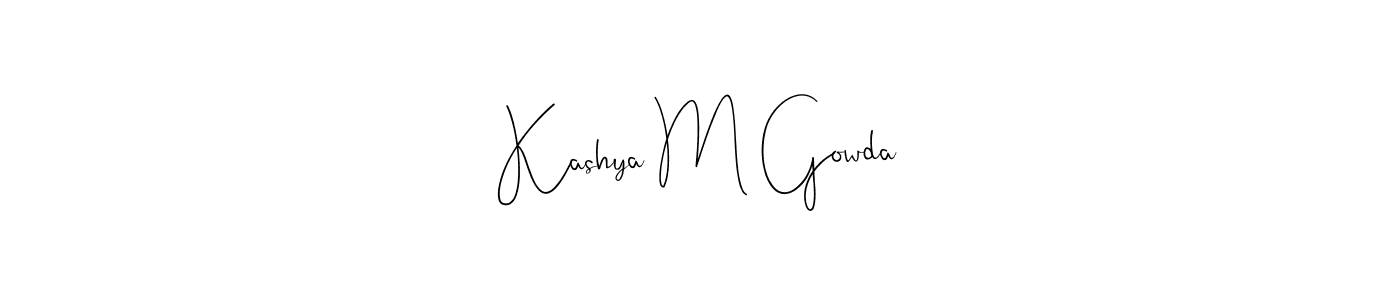 How to Draw Kashya M Gowda signature style? Andilay-7BmLP is a latest design signature styles for name Kashya M Gowda. Kashya M Gowda signature style 4 images and pictures png