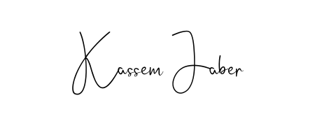 Get an exclusive digital autograph for Kassem Jaber. The Andilay-7BmLP typeface captures the charm of real penmanship on paper. Kassem Jaber signature style 4 images and pictures png