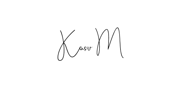 Make a beautiful signature design for name Kasu M. Use this online signature maker to create a handwritten signature for free. Kasu M signature style 4 images and pictures png