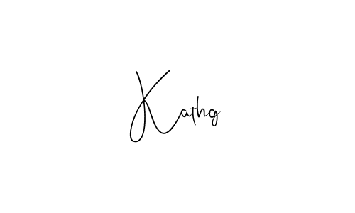 Use a signature maker to create a handwritten signature online. With this signature software, you can design (Andilay-7BmLP) your own signature for name Kathg. Kathg signature style 4 images and pictures png