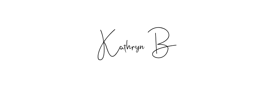 if you are searching for the best signature style for your name Kathryn B. so please give up your signature search. here we have designed multiple signature styles  using Andilay-7BmLP. Kathryn B signature style 4 images and pictures png