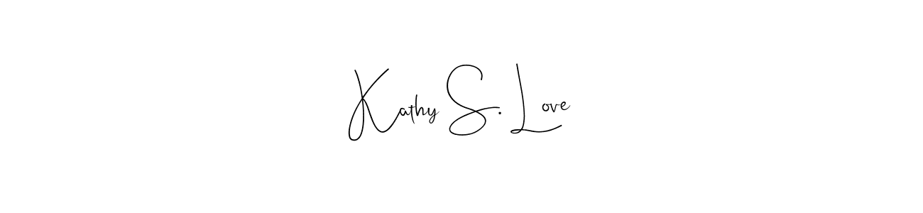 How to Draw Kathy S. Love signature style? Andilay-7BmLP is a latest design signature styles for name Kathy S. Love. Kathy S. Love signature style 4 images and pictures png