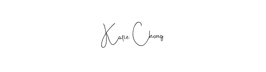The best way (Andilay-7BmLP) to make a short signature is to pick only two or three words in your name. The name Katie Chong include a total of six letters. For converting this name. Katie Chong signature style 4 images and pictures png