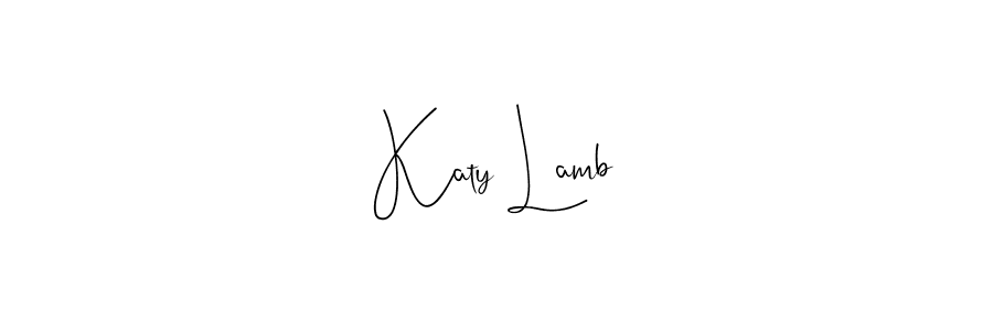 Make a beautiful signature design for name Katy Lamb. With this signature (Andilay-7BmLP) style, you can create a handwritten signature for free. Katy Lamb signature style 4 images and pictures png