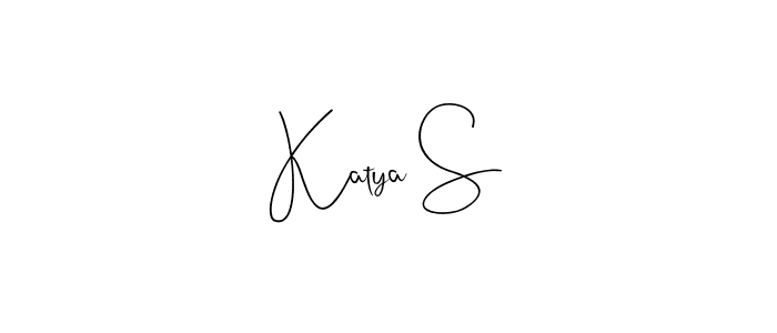 Make a beautiful signature design for name Katya S. Use this online signature maker to create a handwritten signature for free. Katya S signature style 4 images and pictures png