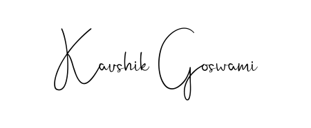 The Andilay-7BmLP signature style provides a bold statement for name Kaushik Goswami. Designed for business owners, executives, and leaders. Kaushik Goswami signature style 4 images and pictures png