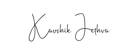 Get inspired by this graceful Andilay-7BmLP signature style for name Kaushik Jethva. Smooth loops and balanced proportions for everyday use. Kaushik Jethva signature style 4 images and pictures png