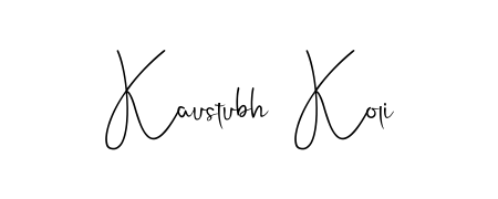 Make a beautiful signature design for name Kaustubh  Koli. Use this online signature maker to create a handwritten signature for free. Kaustubh  Koli signature style 4 images and pictures png