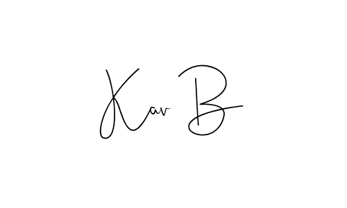 You can use this online signature creator to create a handwritten signature for the name Kav B. This is the best online autograph maker. Kav B signature style 4 images and pictures png