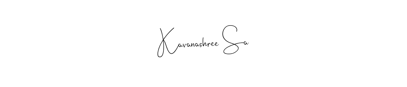 Kavanashree Sa stylish signature style. Best Handwritten Sign (Andilay-7BmLP) for my name. Handwritten Signature Collection Ideas for my name Kavanashree Sa. Kavanashree Sa signature style 4 images and pictures png