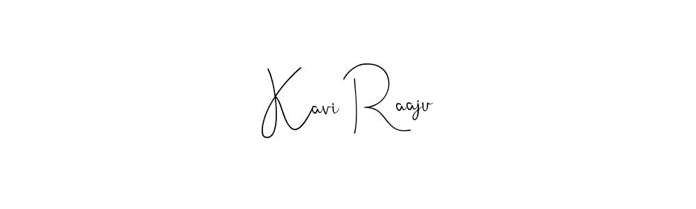 Use a signature maker to create a handwritten signature online. With this signature software, you can design (Andilay-7BmLP) your own signature for name Kavi Raaju. Kavi Raaju signature style 4 images and pictures png