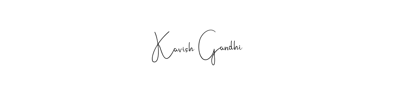 Make a beautiful signature design for name Kavish Gandhi. Use this online signature maker to create a handwritten signature for free. Kavish Gandhi signature style 4 images and pictures png