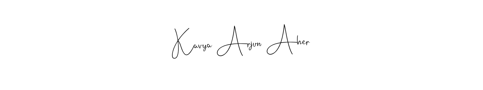 Best and Professional Signature Style for Kavya Arjun Aher. Andilay-7BmLP Best Signature Style Collection. Kavya Arjun Aher signature style 4 images and pictures png