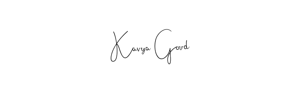 You can use this online signature creator to create a handwritten signature for the name Kavya Goud. This is the best online autograph maker. Kavya Goud signature style 4 images and pictures png