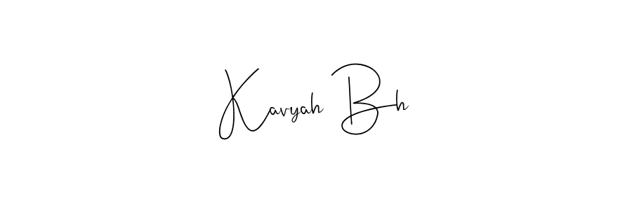 This is the best signature style for the Kavyah Bh name. Also you like these signature font (Andilay-7BmLP). Mix name signature. Kavyah Bh signature style 4 images and pictures png