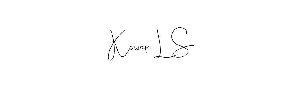 Use a signature maker to create a handwritten signature online. With this signature software, you can design (Andilay-7BmLP) your own signature for name Kawale L S. Kawale L S signature style 4 images and pictures png