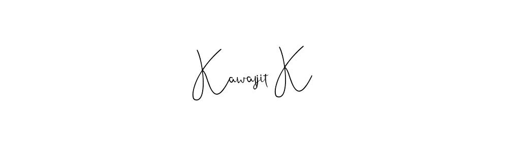 The best way (Andilay-7BmLP) to make a short signature is to pick only two or three words in your name. The name Kawaljit K include a total of six letters. For converting this name. Kawaljit K signature style 4 images and pictures png