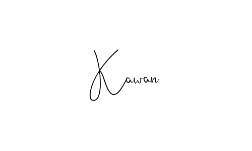 Create a beautiful signature design for name Kawan. With this signature (Andilay-7BmLP) fonts, you can make a handwritten signature for free. Kawan signature style 4 images and pictures png
