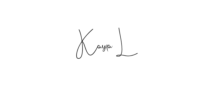 Here are the top 10 professional signature styles for the name Kayla L. These are the best autograph styles you can use for your name. Kayla L signature style 4 images and pictures png