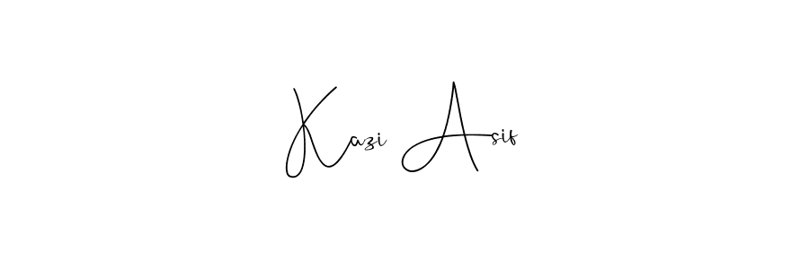 Make a beautiful signature design for name Kazi Asif. Use this online signature maker to create a handwritten signature for free. Kazi Asif signature style 4 images and pictures png