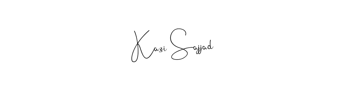 Make a beautiful signature design for name Kazi Sajjad. Use this online signature maker to create a handwritten signature for free. Kazi Sajjad signature style 4 images and pictures png