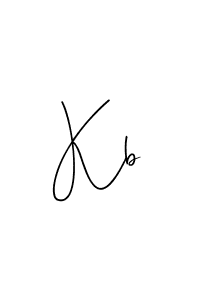 You should practise on your own different ways (Andilay-7BmLP) to write your name (Kb) in signature. don't let someone else do it for you. Kb signature style 4 images and pictures png