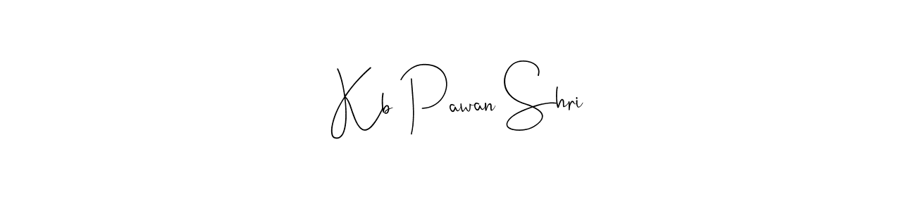Similarly Andilay-7BmLP is the best handwritten signature design. Signature creator online .You can use it as an online autograph creator for name Kb Pawan Shri. Kb Pawan Shri signature style 4 images and pictures png