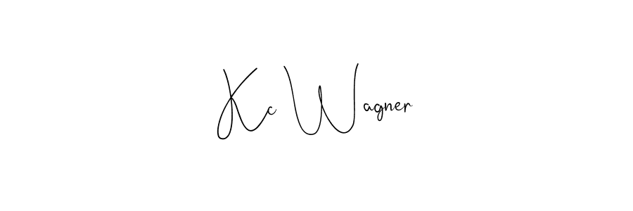 The best way (Andilay-7BmLP) to make a short signature is to pick only two or three words in your name. The name Kc Wagner include a total of six letters. For converting this name. Kc Wagner signature style 4 images and pictures png