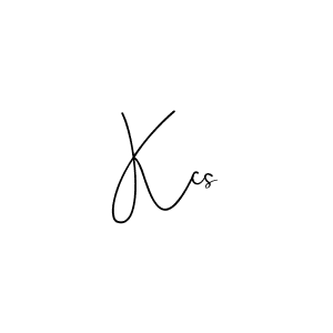 Create a beautiful signature design for name Kcs. With this signature (Andilay-7BmLP) fonts, you can make a handwritten signature for free. Kcs signature style 4 images and pictures png