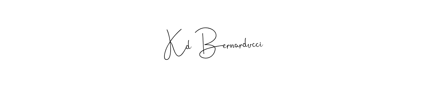 Make a short Kd Bernarducci signature style. Manage your documents anywhere anytime using Andilay-7BmLP. Create and add eSignatures, submit forms, share and send files easily. Kd Bernarducci signature style 4 images and pictures png