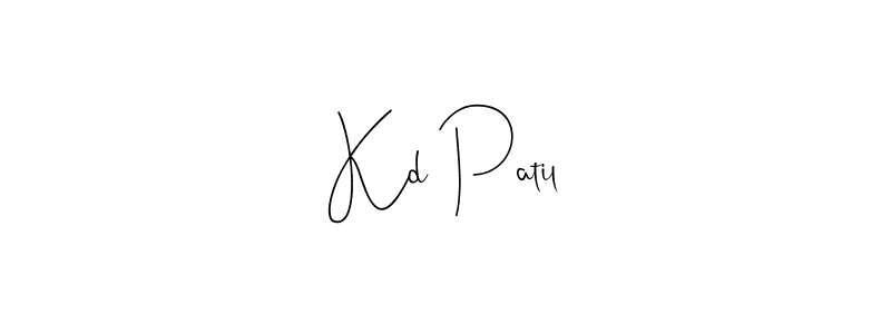 Andilay-7BmLP is a professional signature style that is perfect for those who want to add a touch of class to their signature. It is also a great choice for those who want to make their signature more unique. Get Kd Patil name to fancy signature for free. Kd Patil signature style 4 images and pictures png