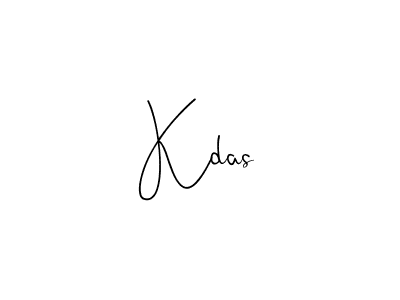 Make a beautiful signature design for name Kdas. Use this online signature maker to create a handwritten signature for free. Kdas signature style 4 images and pictures png