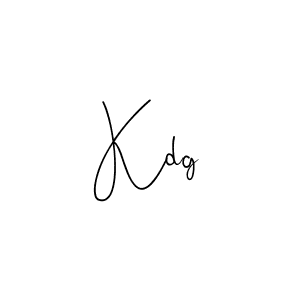 Create a beautiful signature design for name Kdg. With this signature (Andilay-7BmLP) fonts, you can make a handwritten signature for free. Kdg signature style 4 images and pictures png